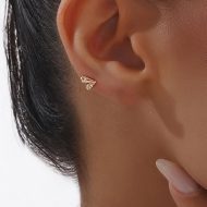 گوشواره میخی قلبی ژوپینگ XP25471