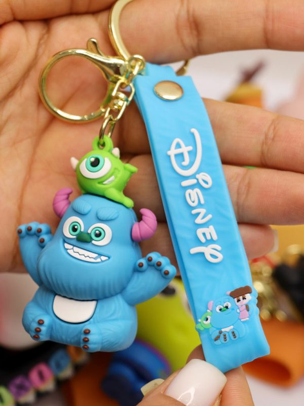 دسته کلید و آویز کیف سیلیکونی Monsters Inc. Disney