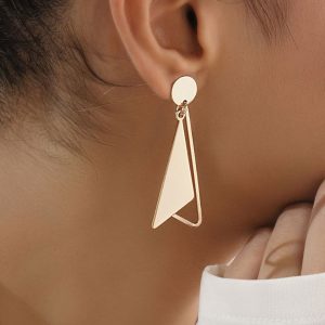 گوشواره آویز مثلثی ژوپینگ XP25338