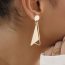 گوشواره آویز مثلثی ژوپینگ XP25338