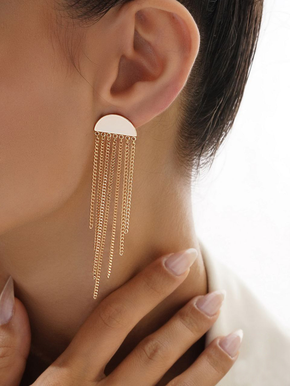 گوشواره آویز ژوپینگ XP25403