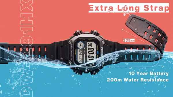 ساعت مچی دیجیتال مردانه کاسیو CASIO DW-291HX-1AVDF