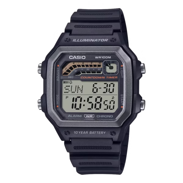ساعت مچی دیجیتال مردانه کاسیو CASIO WS-1600H-1AVDF
