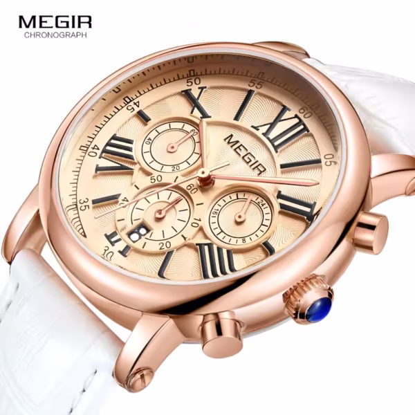 ساعت مچی زنانه مگیر MEGIR ML2058LREWE-0N0