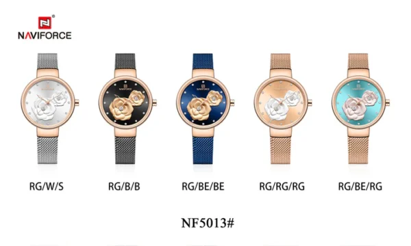 ساعت مچی زنانه نیوی فورس NAVIFORCE NF5013