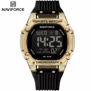 ساعت مچی دیجیتال مردانه نیوی فورس NAVIFORCE NF7113 رزگلد