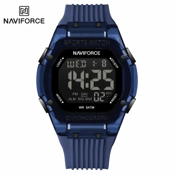 ساعت مچی دیجیتال مردانه نیوی فورس NAVIFORCE NF7113 آبی