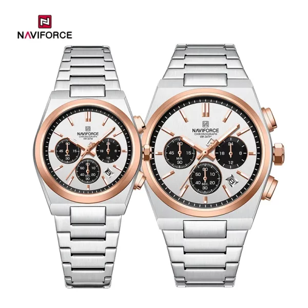 ساعت مچی ست زنانه مردانه نیوی فورس NAVIFORCE NF8048