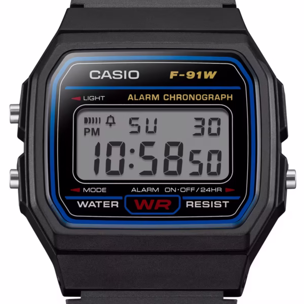 ساعت مچی یونیسکس کاسیو CASIO F-91W-1DG